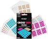 Kintex Cross-Tape Mix-Box 102 Plasters Mixed (Beige, Blue, Pink) Acupuncture Trigger Grid Plaster Grid Tape Set of 3 Sizes - Type A, B, C