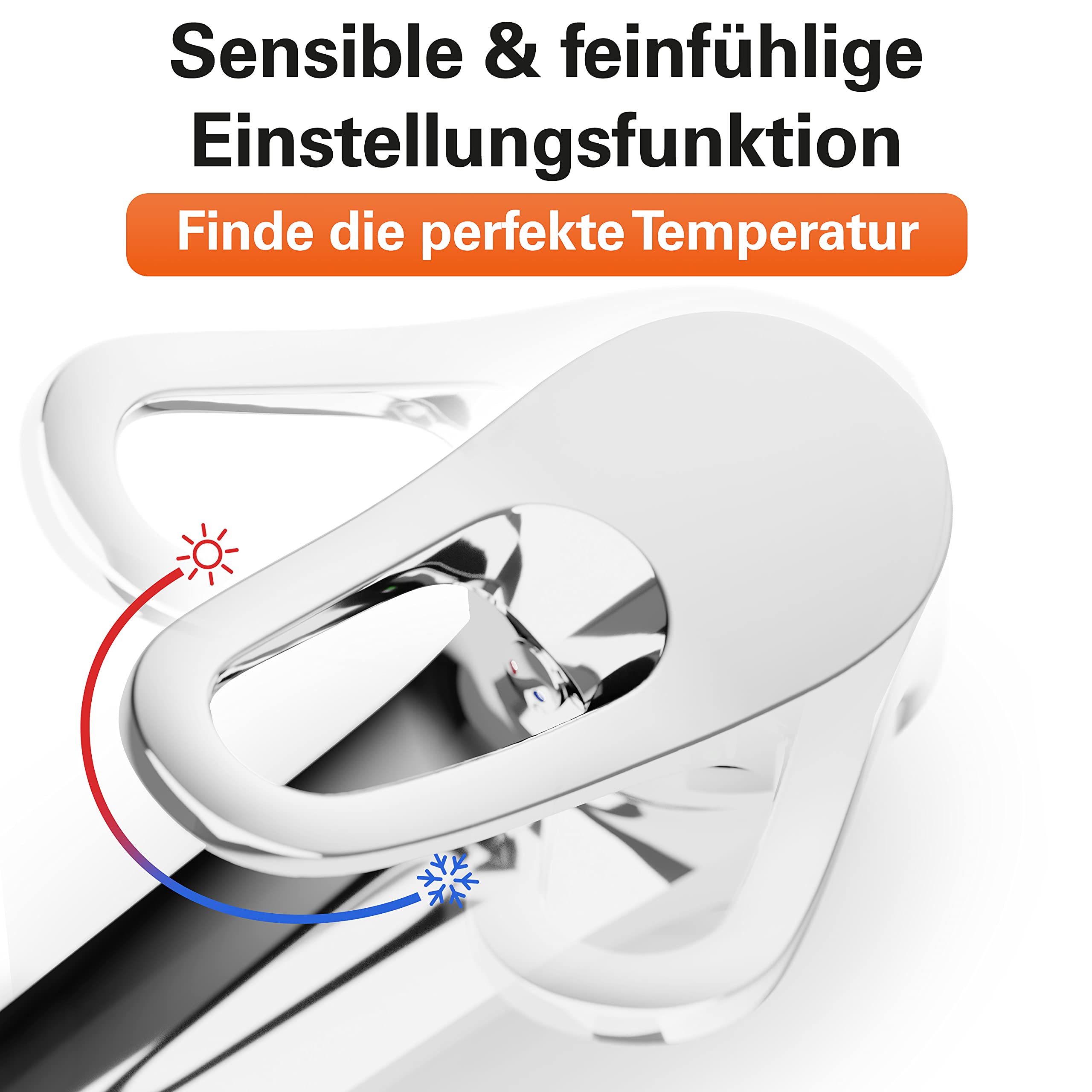 EISL NI075VECR VERONA Wasserhahn Bad, Mischbatterie für Waschbecken, Einhebelmischer Badezimmer, Waschtischarmatur mit Zugstange und Ablaufgarnitur, Waschbeckenarmatur, Chrom