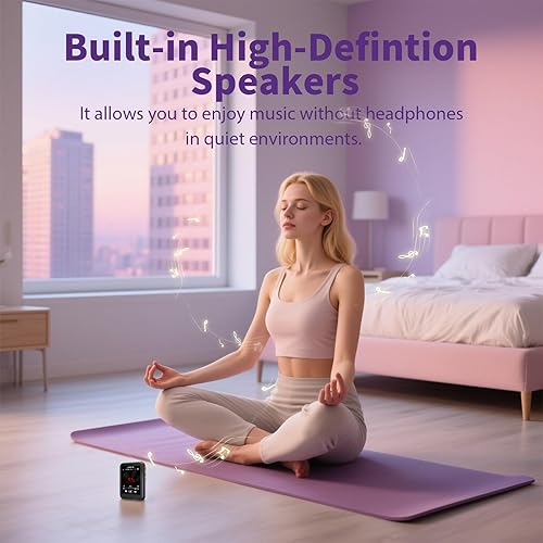 Miniatura 7 de Reproductor MP3 de 48 GB con Bluetooth 5.3, pantalla táctil completa de 2.4 pulgadas, MP3 de música para niños, radio FM, grabadora de voz, sonido