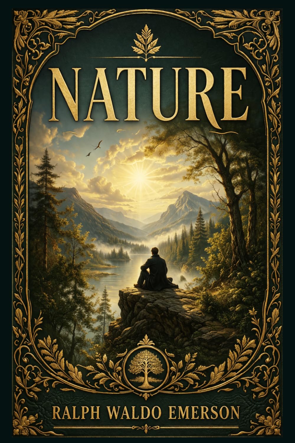 Nature: An enduring meditation on solitude, perception, spirit, and self-trust, inviting readers to see the visible world as a path to inward clarity and higher meaning