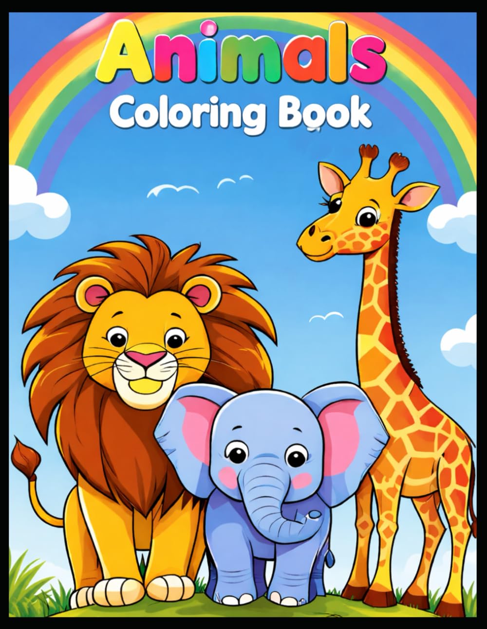 Amazing Animals Coloring Book for Kids Ages 3 to 6