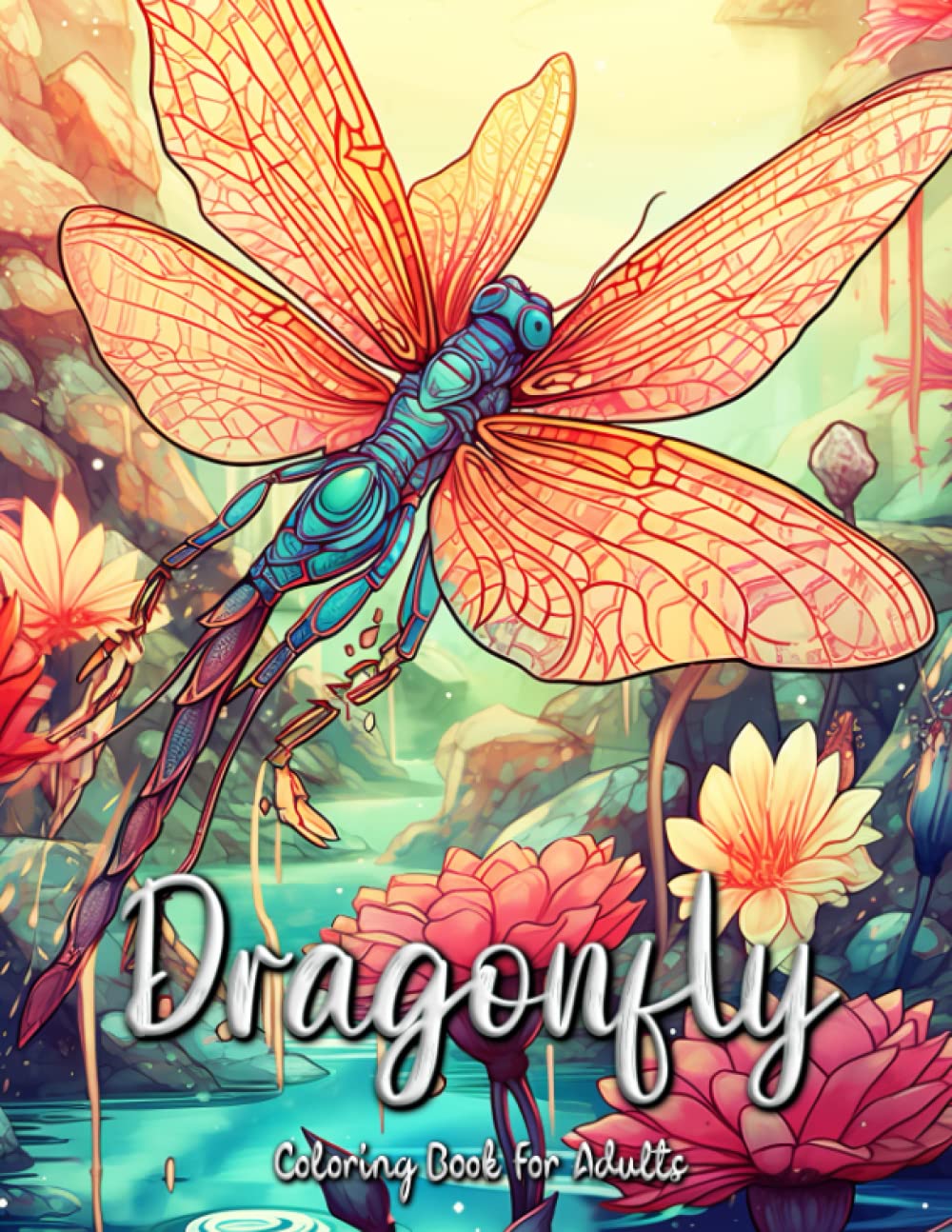 Dragonfly Coloring Book for Adults Explore the Beauty and