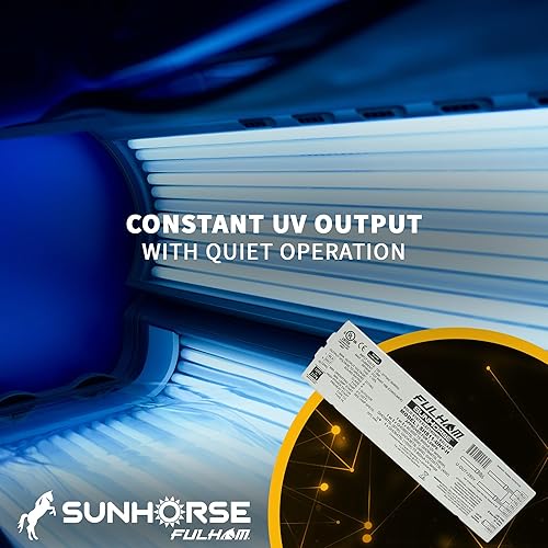 Miniatura 3 de Fulham Lighting SHS1-UNV-C-I SunHorse - Balasto de iluminación UV, 120 V, color blanco