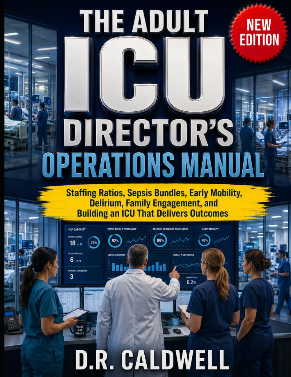THE ADULT ICU DIRECTOR'S OPERATIONS MANUAL: Staffing Ratios, Sepsis Bundles, Early Mobility, Delirium, Family Engagement, and Building an ICU That Delivers Outcomes