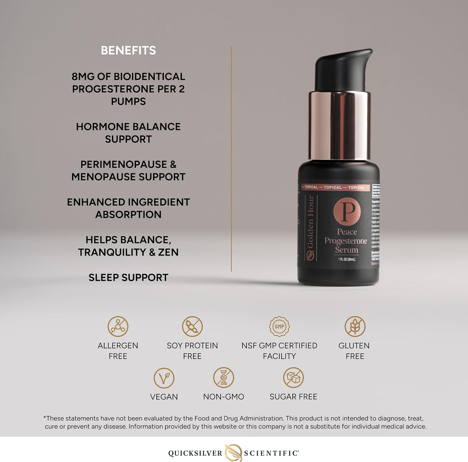 Quicksilver Scientific Peace Serum 1 fl oz (30ml) - Image 4