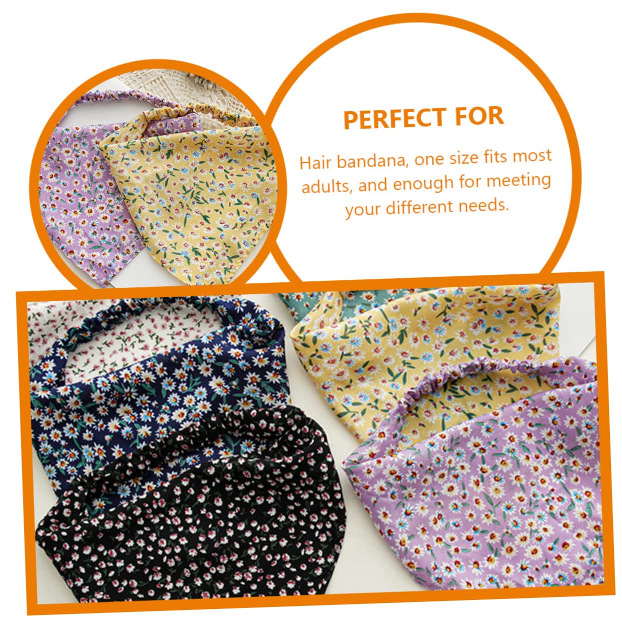 minkissy 30pezzi Fasce Per Floral Stoffa Da Accessori Eleganti Per Donne Per Festival Musicali e Attività All Aperto