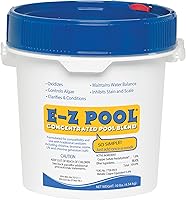 E-Z Pool All-in-One Weekly Pool Treatment: Copper Sulfate & Oxygen Formula, No Algae Guarantee, 10 lb Bucket