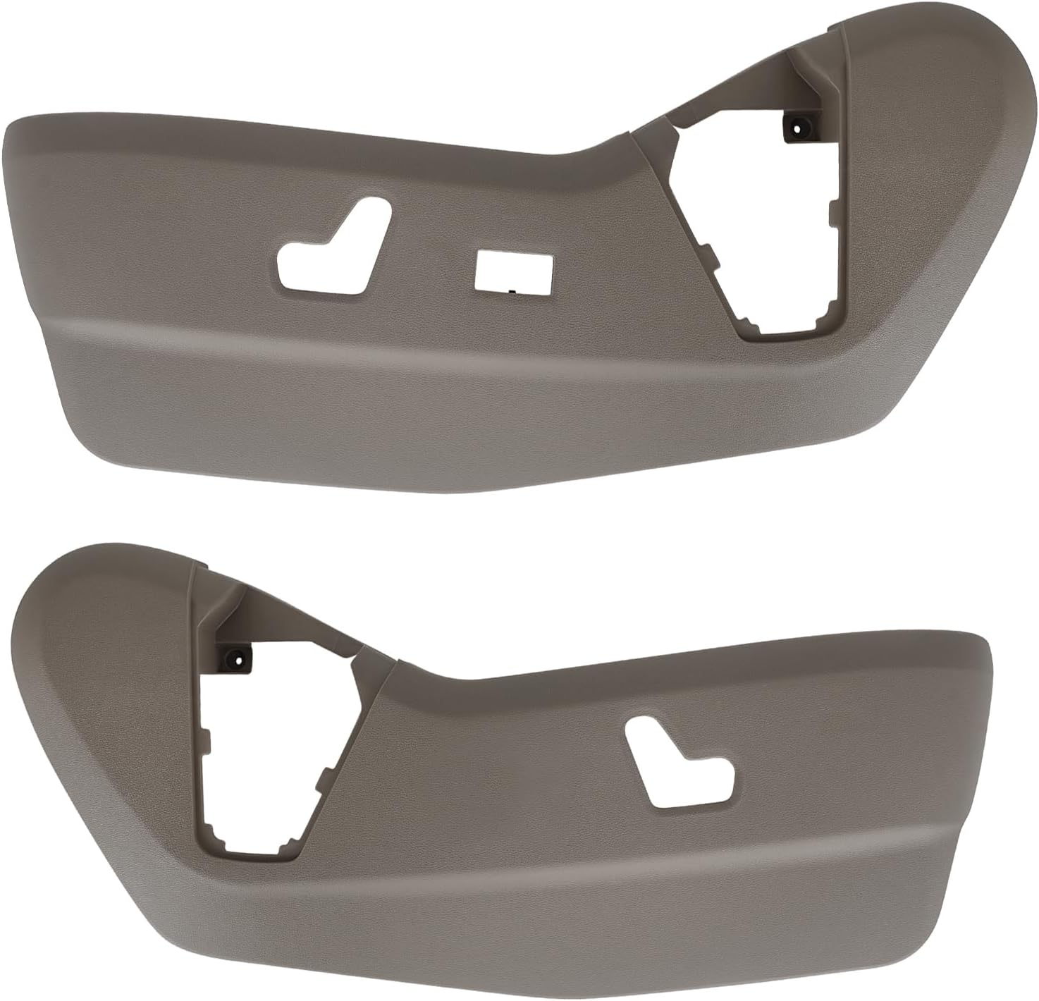 Medium Frost Beige Driver & Passenger Side Seat Plastic Trim Cover Panel,Fits 2011-2019 Dodge Grand Caravan/2011-2016 Chrysler Town and Country Left Side Power Seat Switch Control Bezel Shield