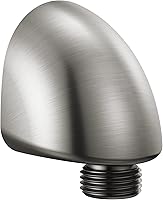 Vista 14 de Delta Faucet Codo de Suministro de Pared para Ducha de Mano de Níquel Cepillado, Unión de Agua de Pared, Codo de Pared para Ducha de Mano, Unión