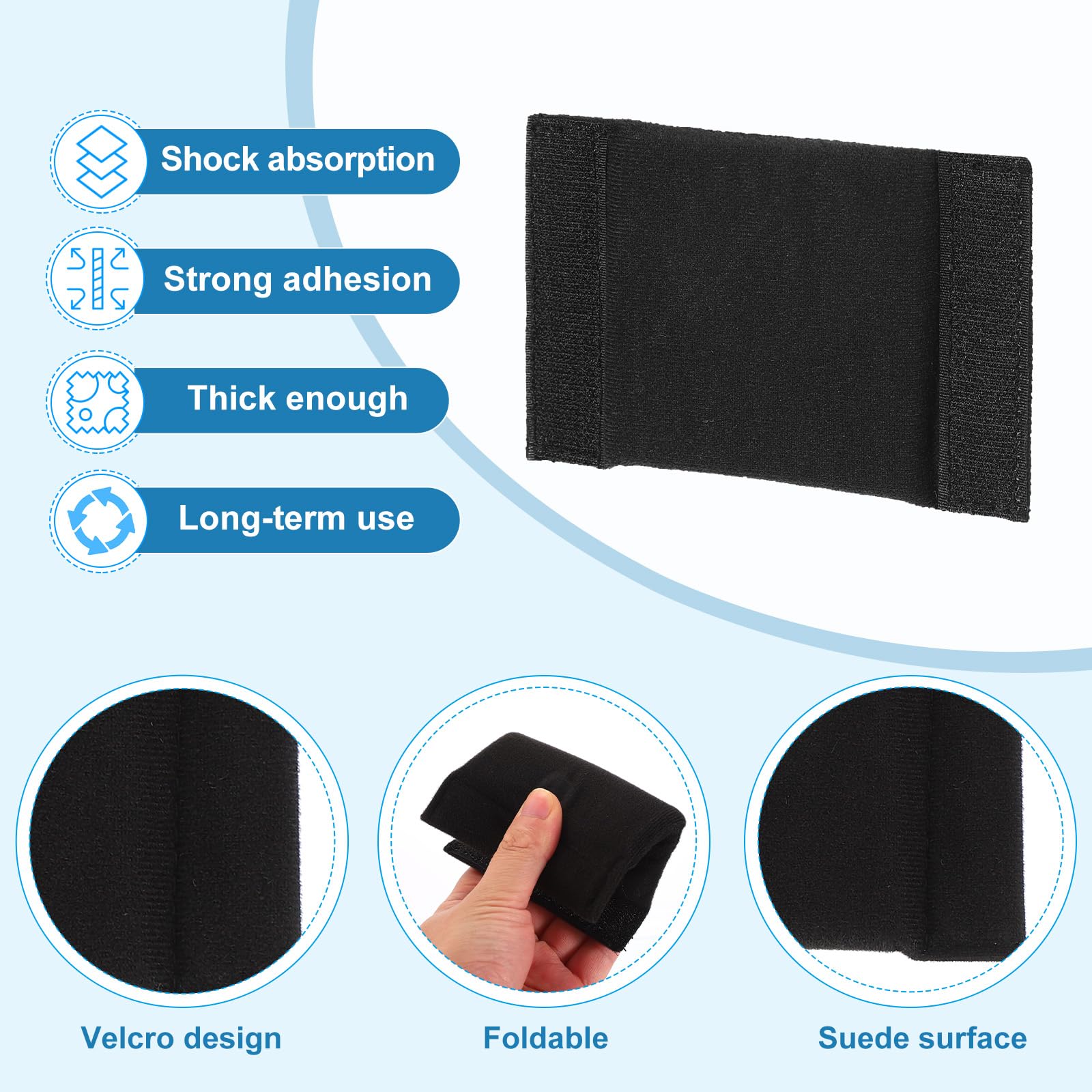 PATIKIL Divisore Borsa Fotocamera, 4Pz 5.51"x3.78"x0.55" Nero
