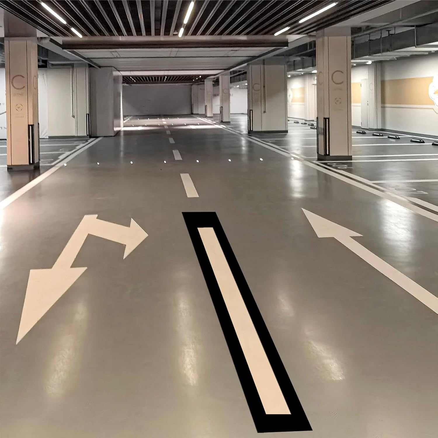 2 Pack 4 x 92 Inch Parking Lot Line Stencils