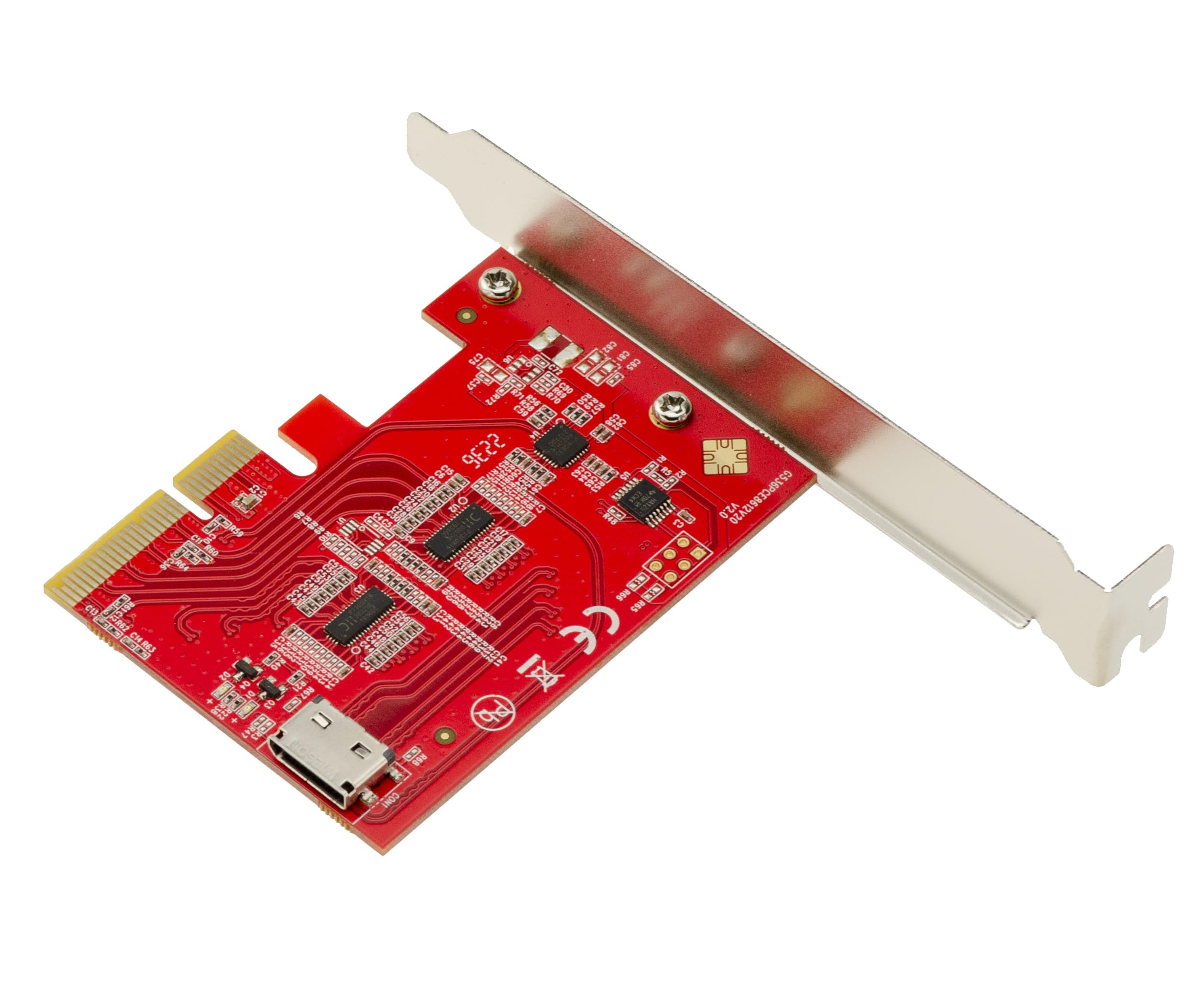 KALEA-INFORMATIQUE Scheda controller Redriver da PCIe Gen 4.0 x4 a Oculink SFF-8612 SFF-8611 con cavo per il montaggio di SSD U2 NVMe SFF-8639