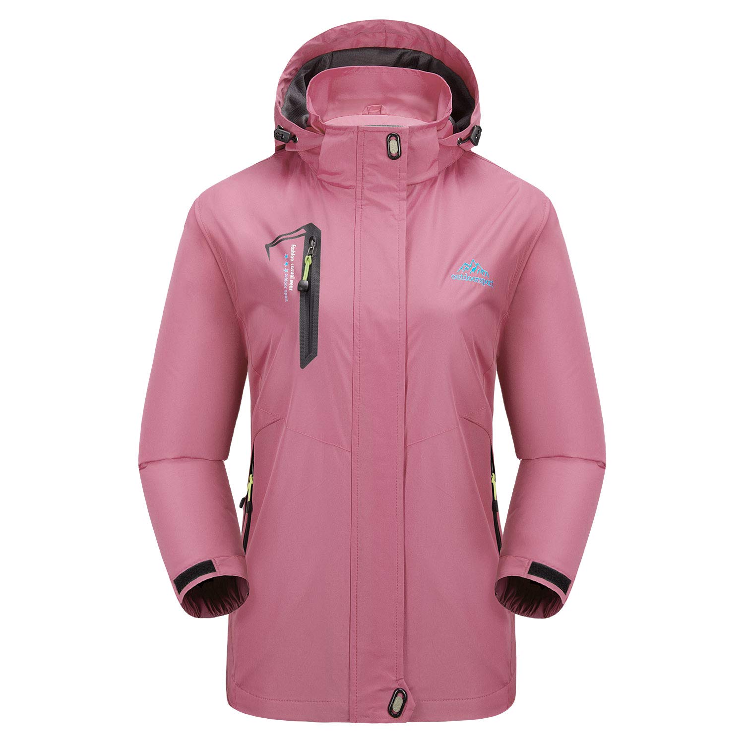 Chaqueta impermeable ligera para mujer Sports Mountain Chaqueta cortavientos