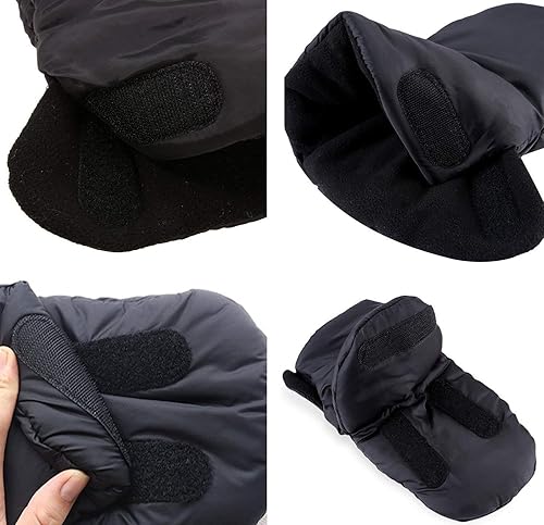 Miniatura 5 de Guantes de invierno para cochecito, manopla universal para cochecito, resistente al agua, resistente al viento, manguito de mano para cochecito,