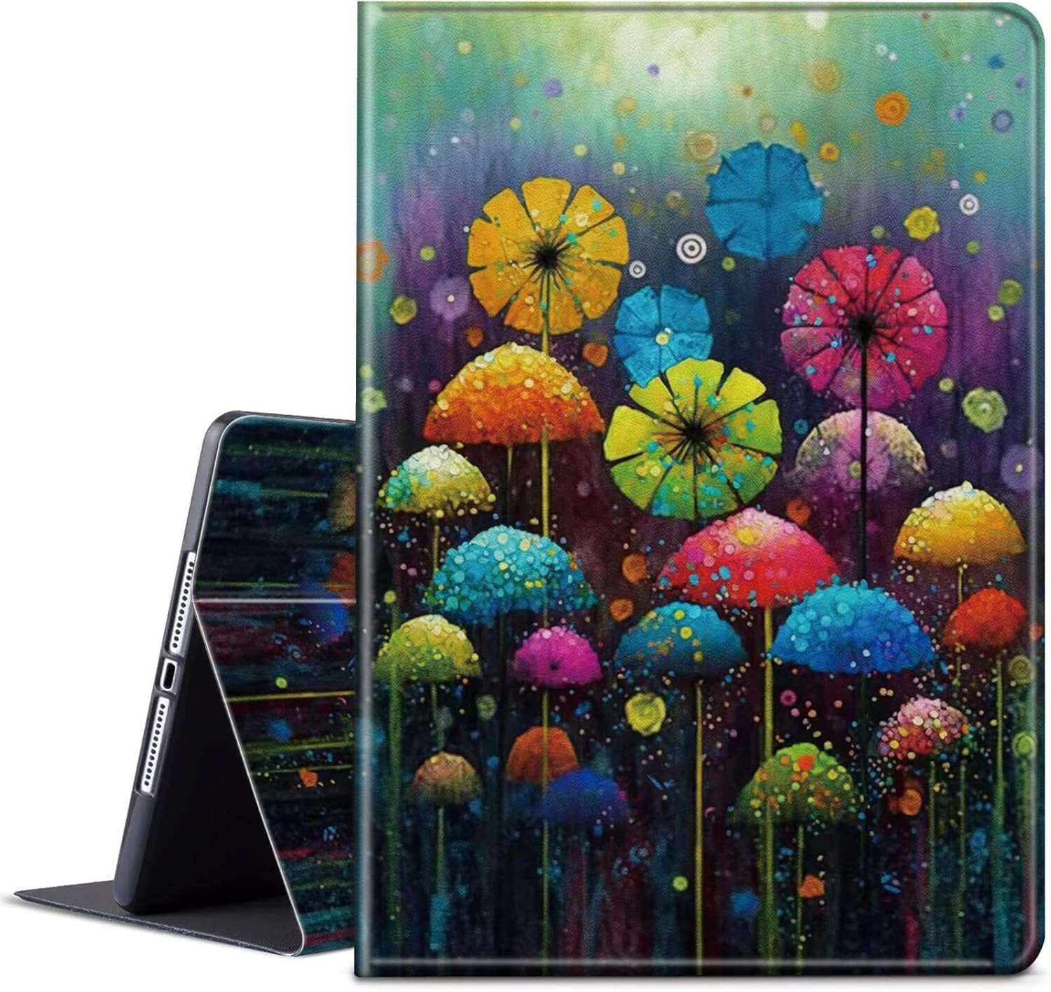 for All-New Fire Max 11 Case 13th Generation 2023 Release 11 inch with Adjustable Stand & Auto Wake/Sleep Feature Smart Protect Cover Tablet Case - Green Hummingbird