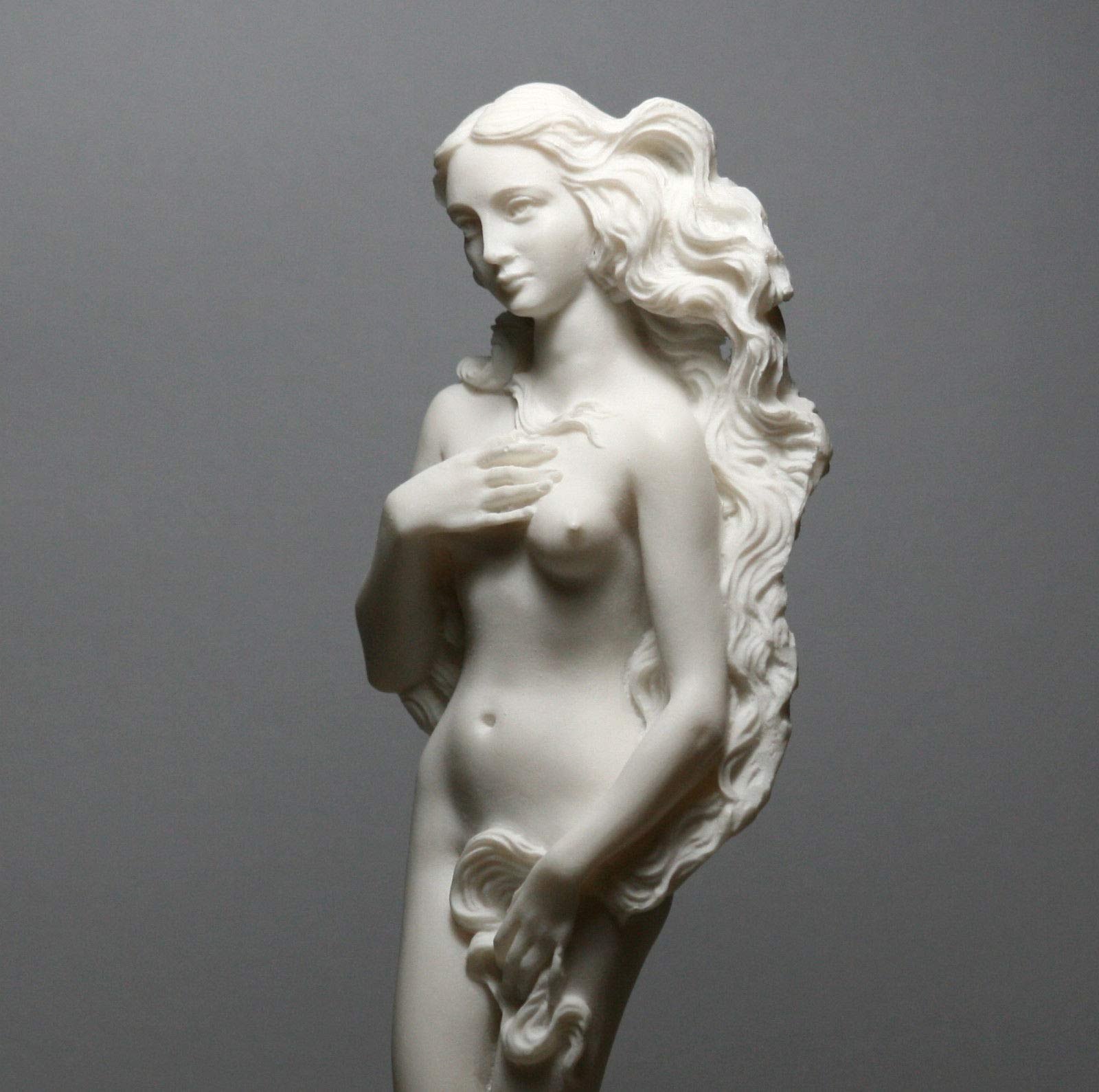 Göttin Venus Rising Aphrodite erotische Kunststatue, Skulptur nackt weiblich 25 cm