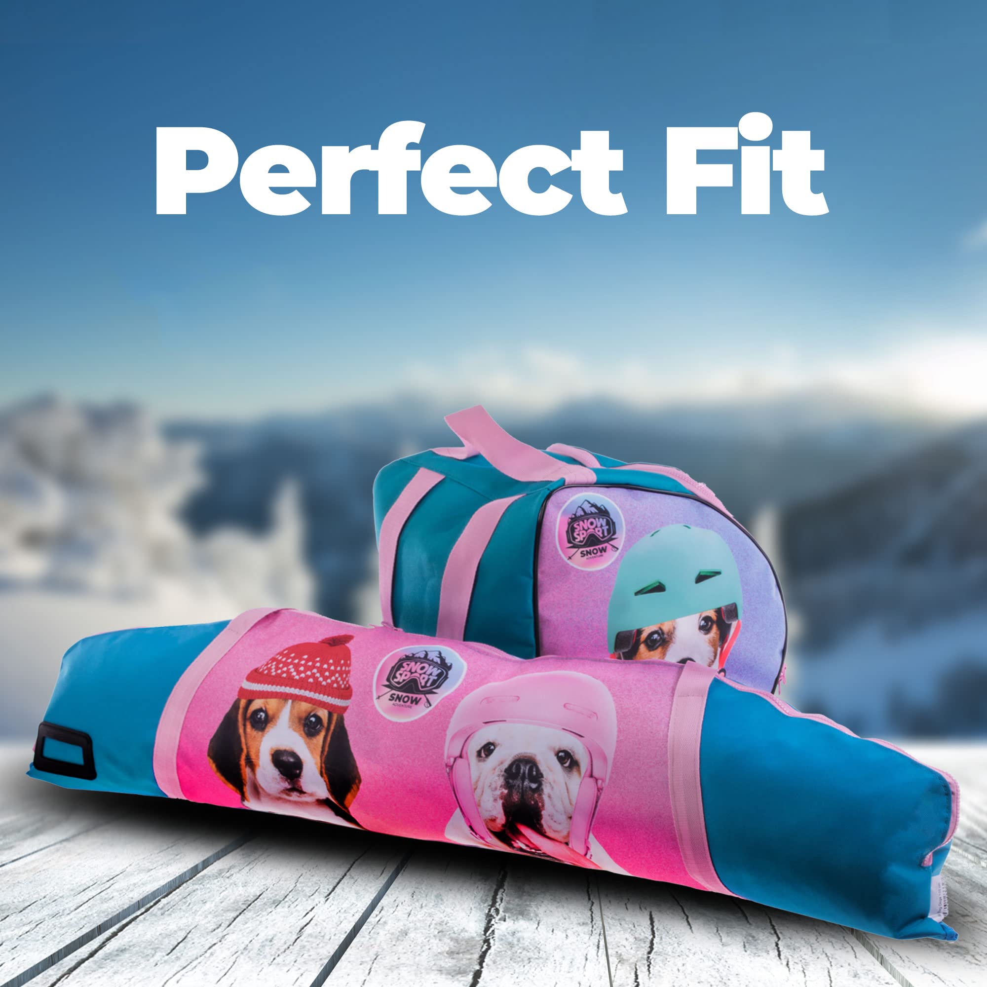Sac de ski 6 en 1 pour enfants, pour le snowsport, le ski, les chats, les chiens, le snowcraft 2022