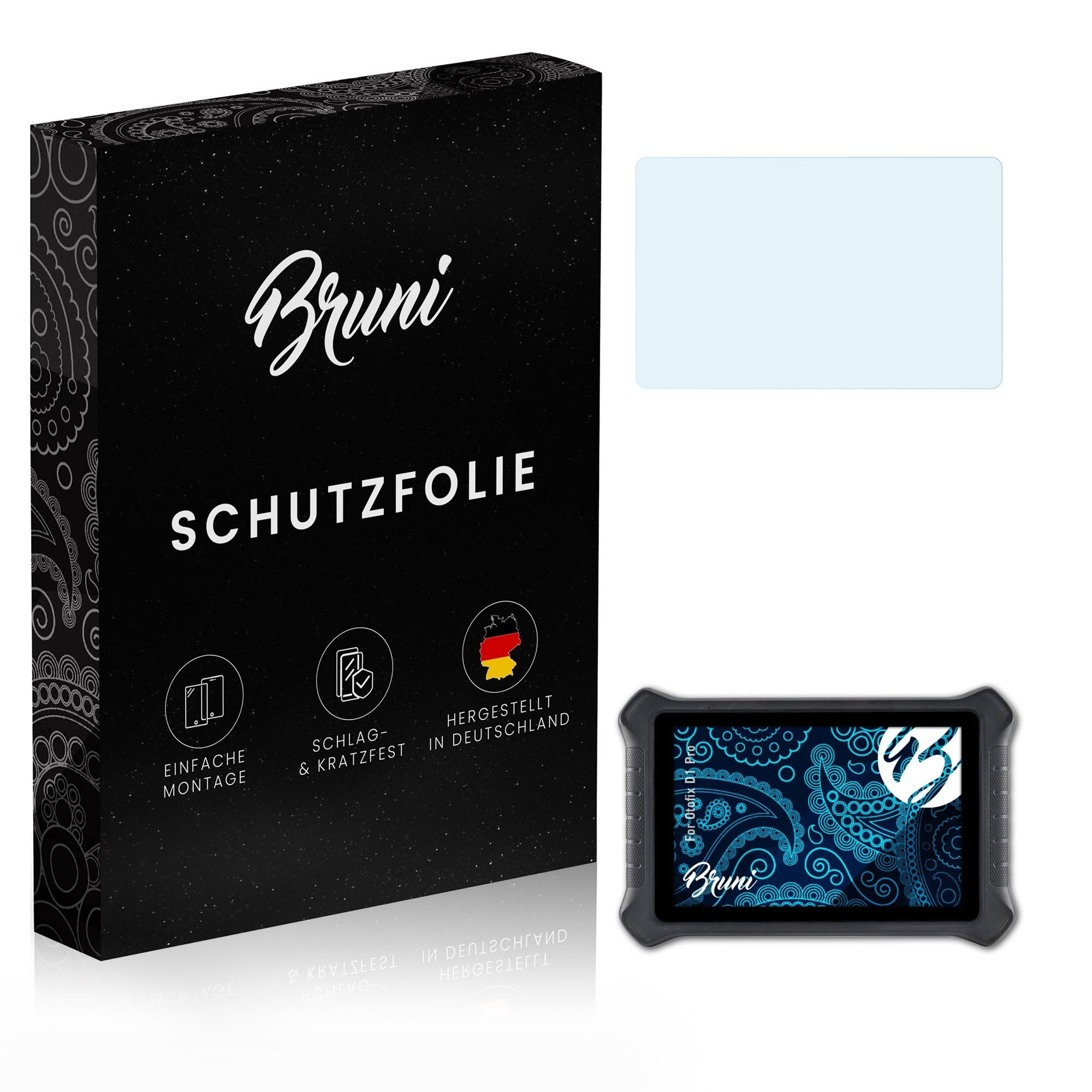 Bruni Screen Protector compatible with Otofix D1 Pro Protector Film, crystal clear Protective Film (2X)