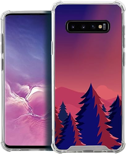 Miniatura 34 de CasesOnDeck - Funda compatible con Samsung Galaxy S10+ | S10 Plus 6.4 pulgadas] S10+ Funda delgada, transparente y flexible de TPU con protección en