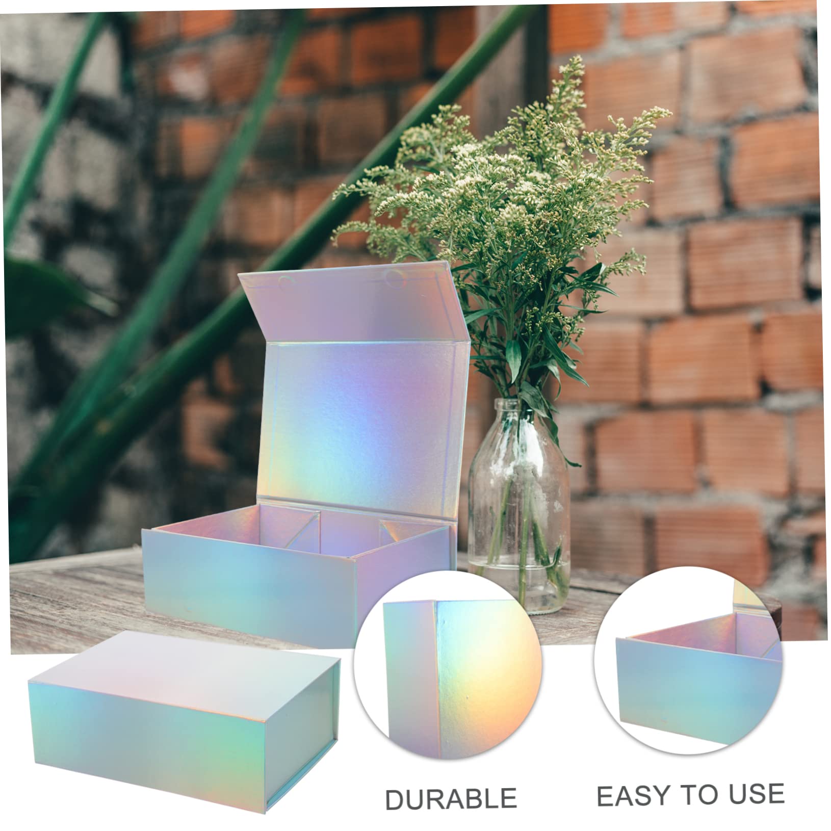 minkissy Magnetic Closure Box Portable Design for Jewelry Candies and More for Weddings Birthdays and Holiday Presentations Elegant