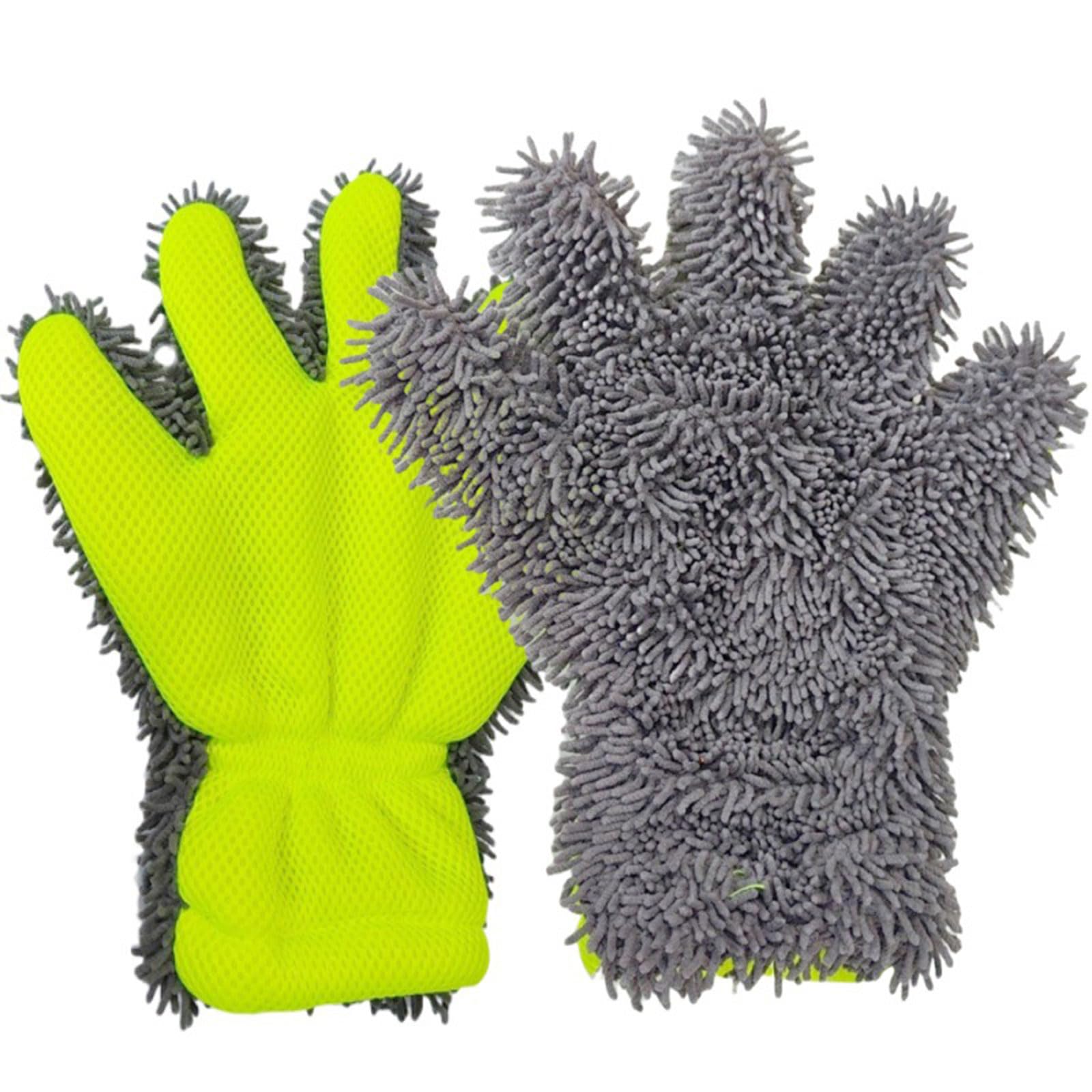 Zxfdsfdbnm Of 2 Cozy Wash Mitts for Safe and Efficient Auto Maintenance with Gentle Touch Microfiber Wash Mitts