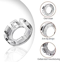 Vista 5 de Mozeat Lens Llave de radios Herramienta de ajuste de radios de bicicleta 6 en 1 Herramienta de radios para reparación de bicicletas Truing