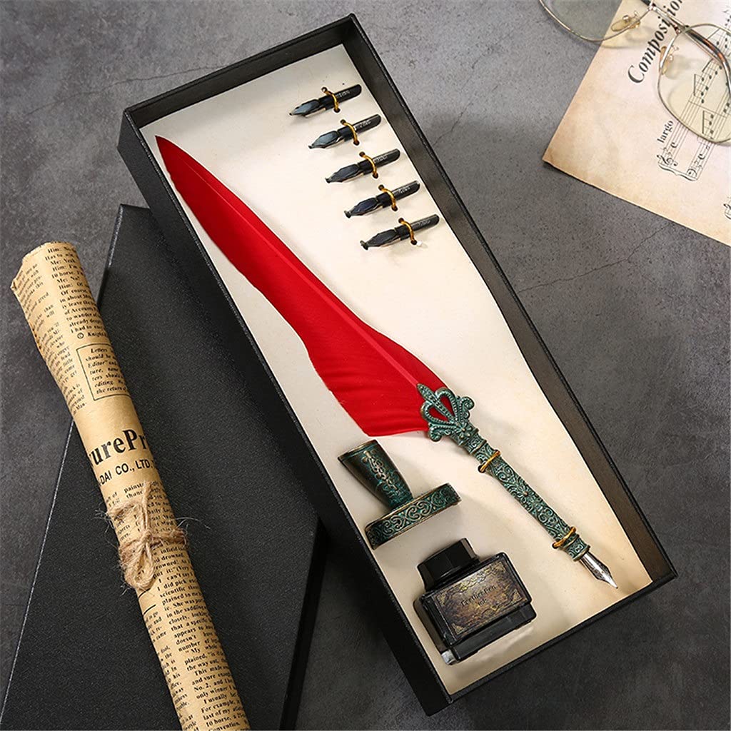 Świąteczne dekoracje na Halloween Artykuły papiernicze Zestaw podpisów do kaligrafii biurowej Pióro z piór Dip Water Steel Pen (Kolor: C) (I)