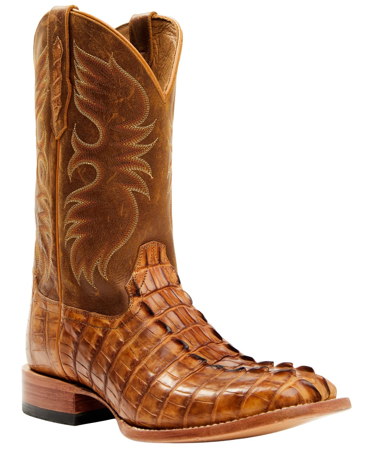Cody James Men's Caiman Cognac 12" Exotic Western Boot Broad Square Toe - Asr21-22