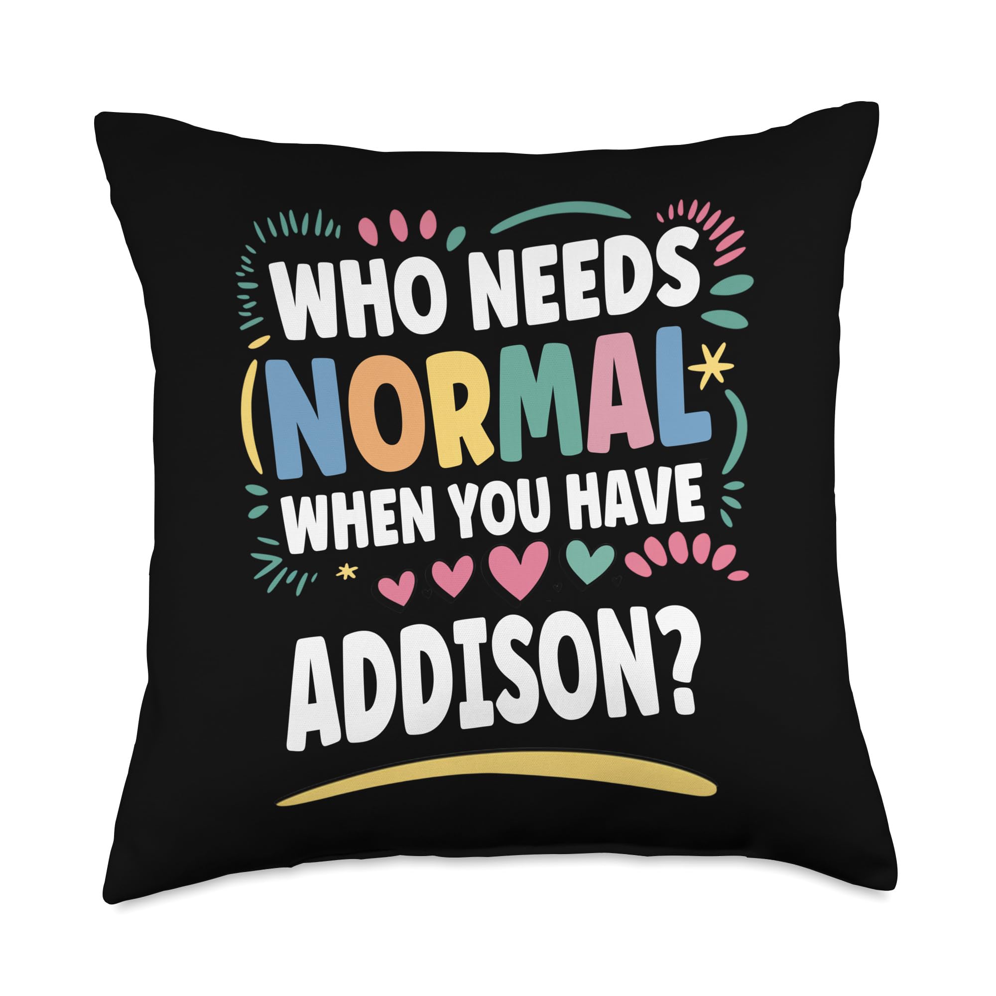 ADDISON Personalized Name Funny Cute Custom ADDISON Name Throw Pillow