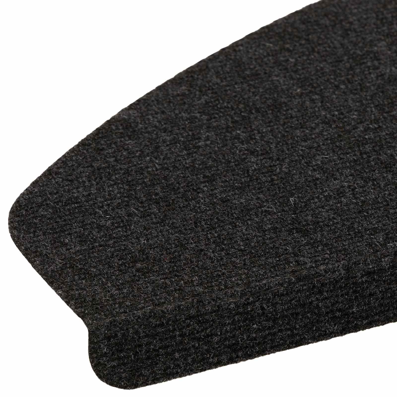 Lot de 15 tapis d'escalier autocollants en feutre anthracite