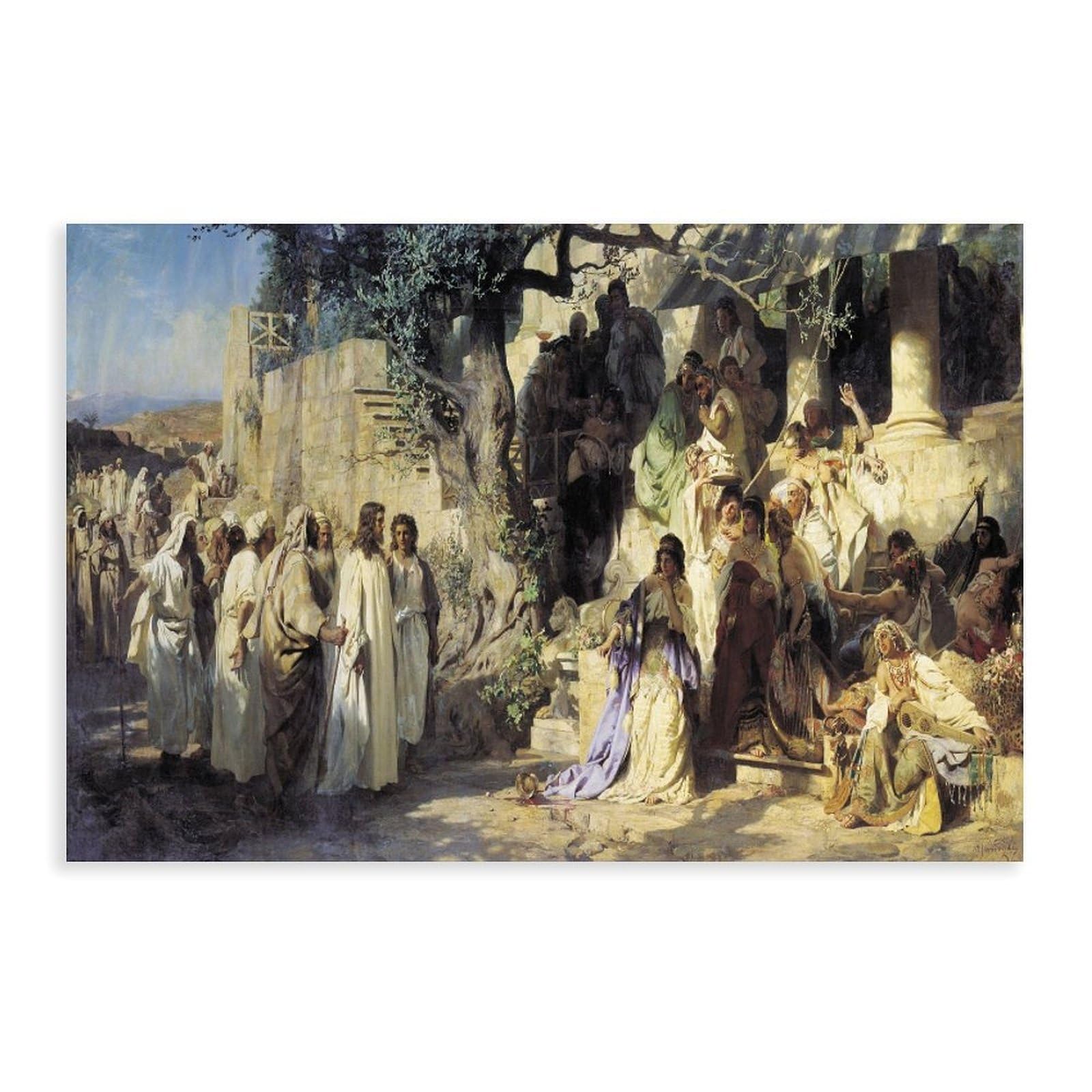 Tableau Christ et Marie Madeleine pour inspirer la sérénité - 8