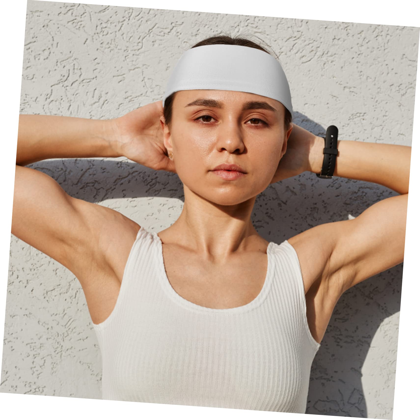 YARNOW 12pezzi Fasce Assorbenti Per Headband Regolabili Per Tennis Yoga e Allenamenti Resistente