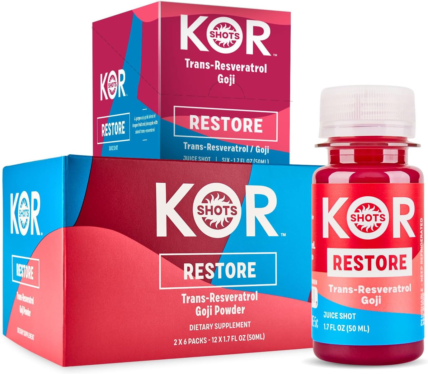 KOR Shots Reverse Shot Case 12 Count, 1.7 FZ