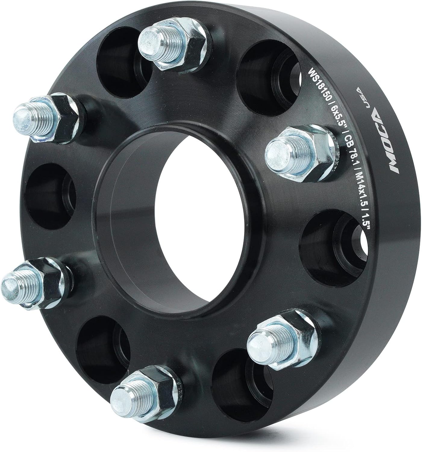 MOCA 2PCS 1.5" Wheel Spacers 6x139.7 to 6x139.7mm Bolt Pattern 78.1mm Hub Bore fit 92-22 for Chevrolet Silverado 1500, 95-21 for Tahoe, 07-13 Avalanche, 15-21 Suburban, 03-14 Express 1500