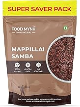 Food Mynk Mappillai Samba Rice (5Kg) | Organic Red rice | Mapla Samba Rice | Hand Pounded Rice | Bridegroom Rice | Red Chawal (5Kg)