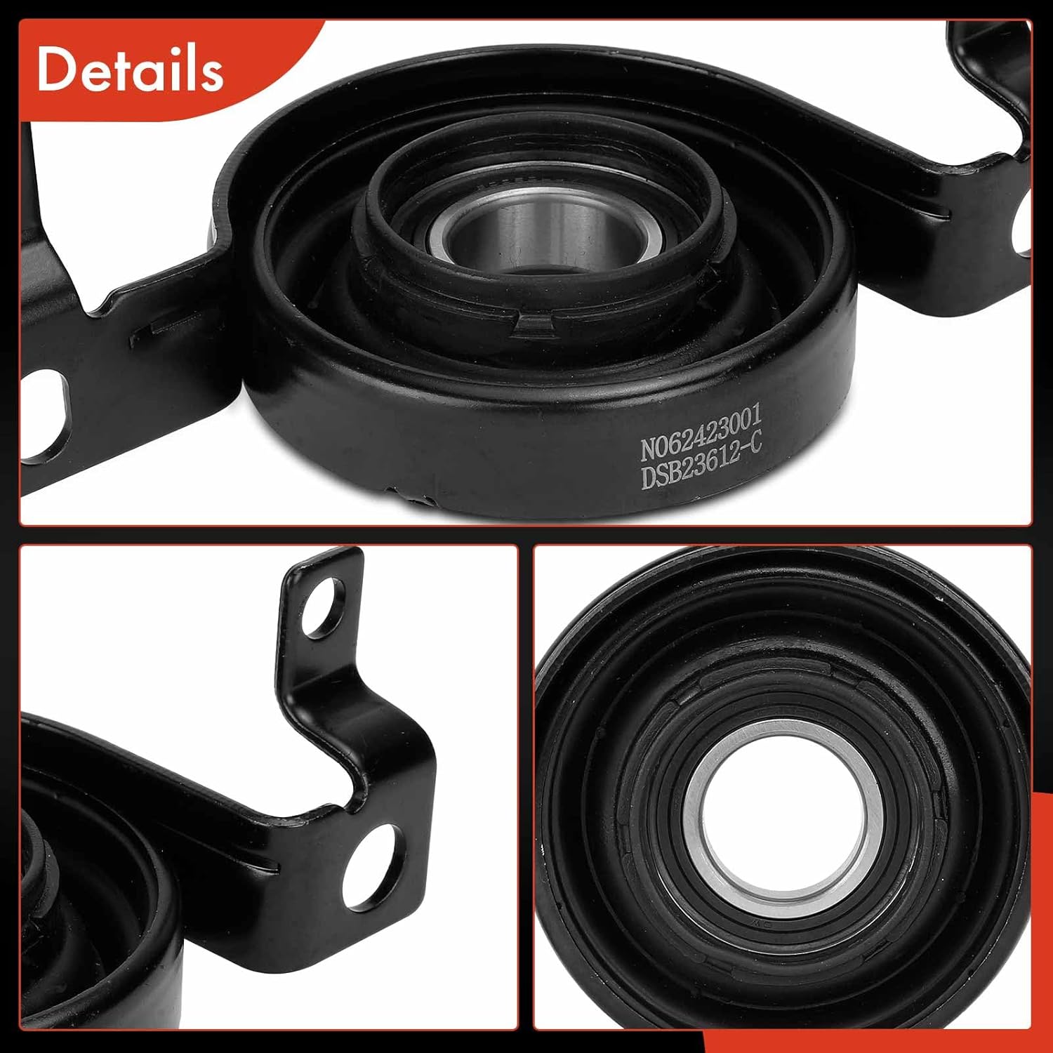 A-Premium Front Drive Shaft Center Support Bearing Compatible with Jeep KL Series Cherokee 2014 2015 2016 2017 2018 2019 2020, AWD/4WD, Driveshaft Carrier Bearing