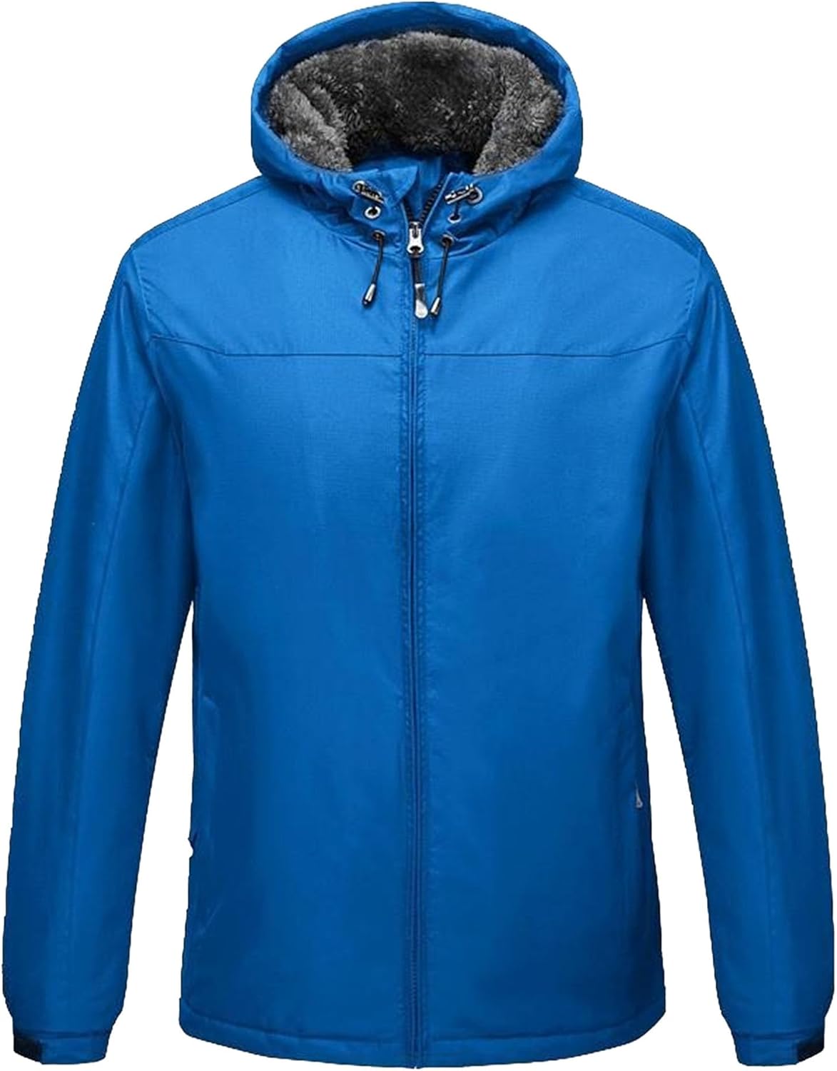 Mens Windproof Interchange Jacket Snowboarding Mountain Coat for Men Men's Solid Skiing Jacket with Hood