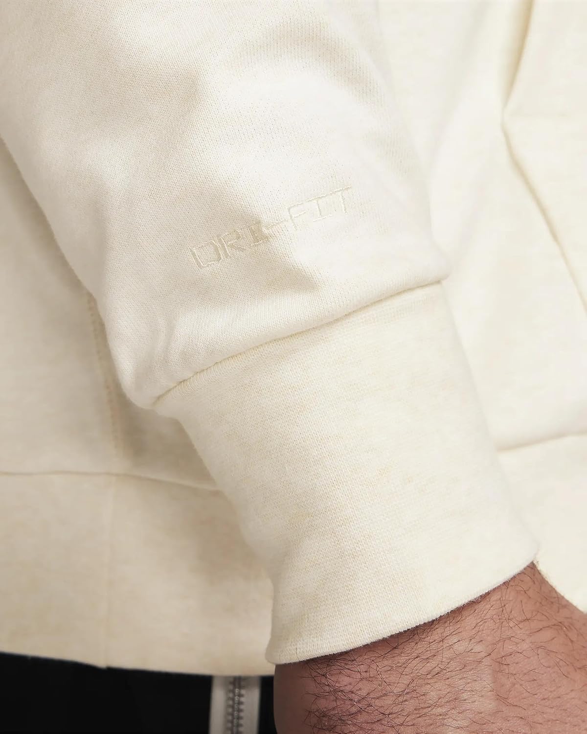 Nike Standard Issue Men's Basketball Pullover Hoodie (US, Alpha, Large, Regular, Regular, Phantom Heather/Pale Ivory) - Image 5