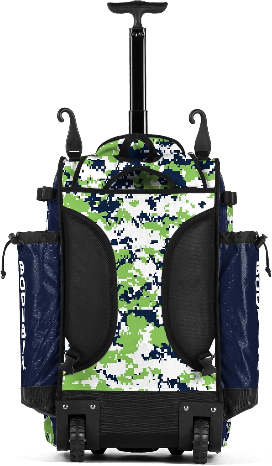 Boombah Catchers Superpack Hybrid Rolling Digital Camo Bat Bag - Multiple Colors - Wheeled & Backpack Version