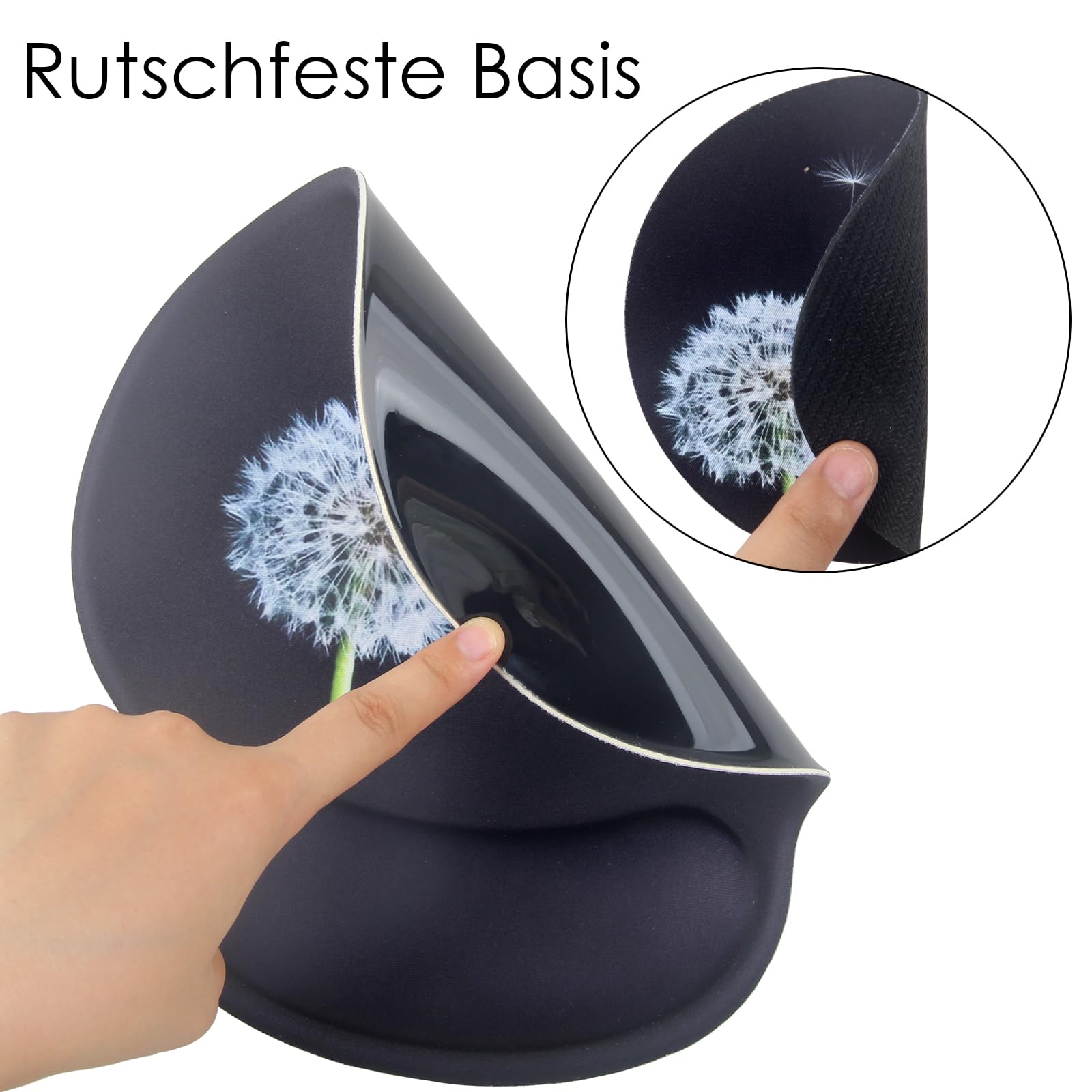Set Poggiapolsi 3 In 1: Tappetino Mouse XXL 90x40 Cm Con Cuscino In Gel, Poggiapolsi Tastiera E Sottobicchiere – Ergonomico E Antiscivolo