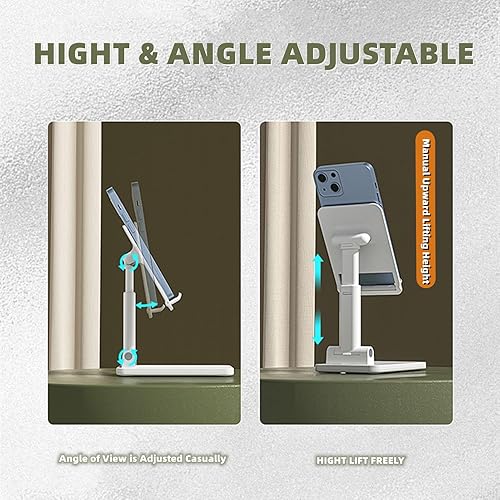 Miniatura 6 de Soporte ajustable para teléfono celular, soporte universal de escritorio para teléfono celular, soporte universal para teléfono de mesa con