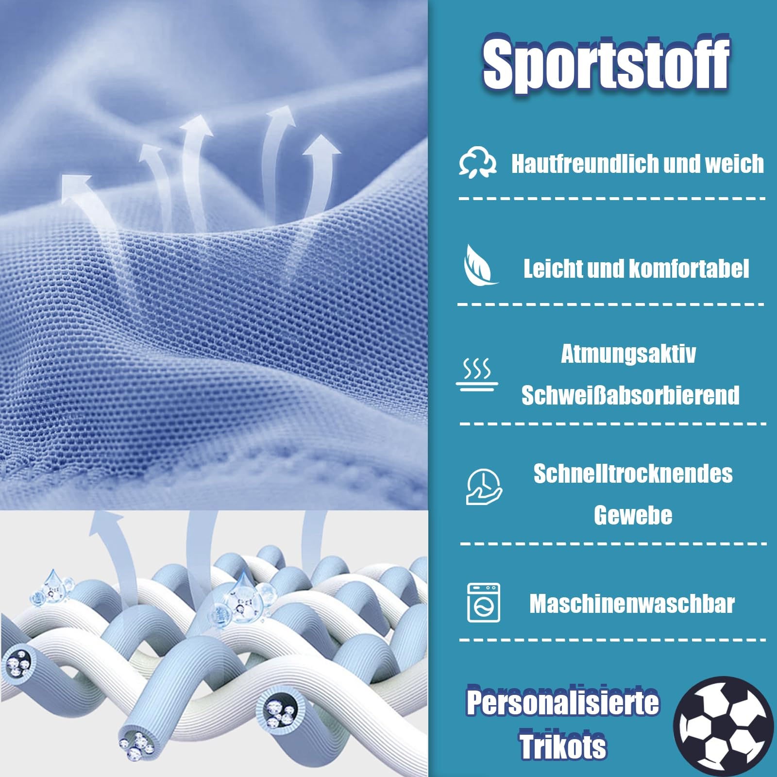 Generisch Deutschland Trikot 2026 für Herren - Personalisiertes 3-teiliges Fußball Set Atmungsaktiv mit Shorts & Socken, für Public Viewing & Amateur Fußball#1