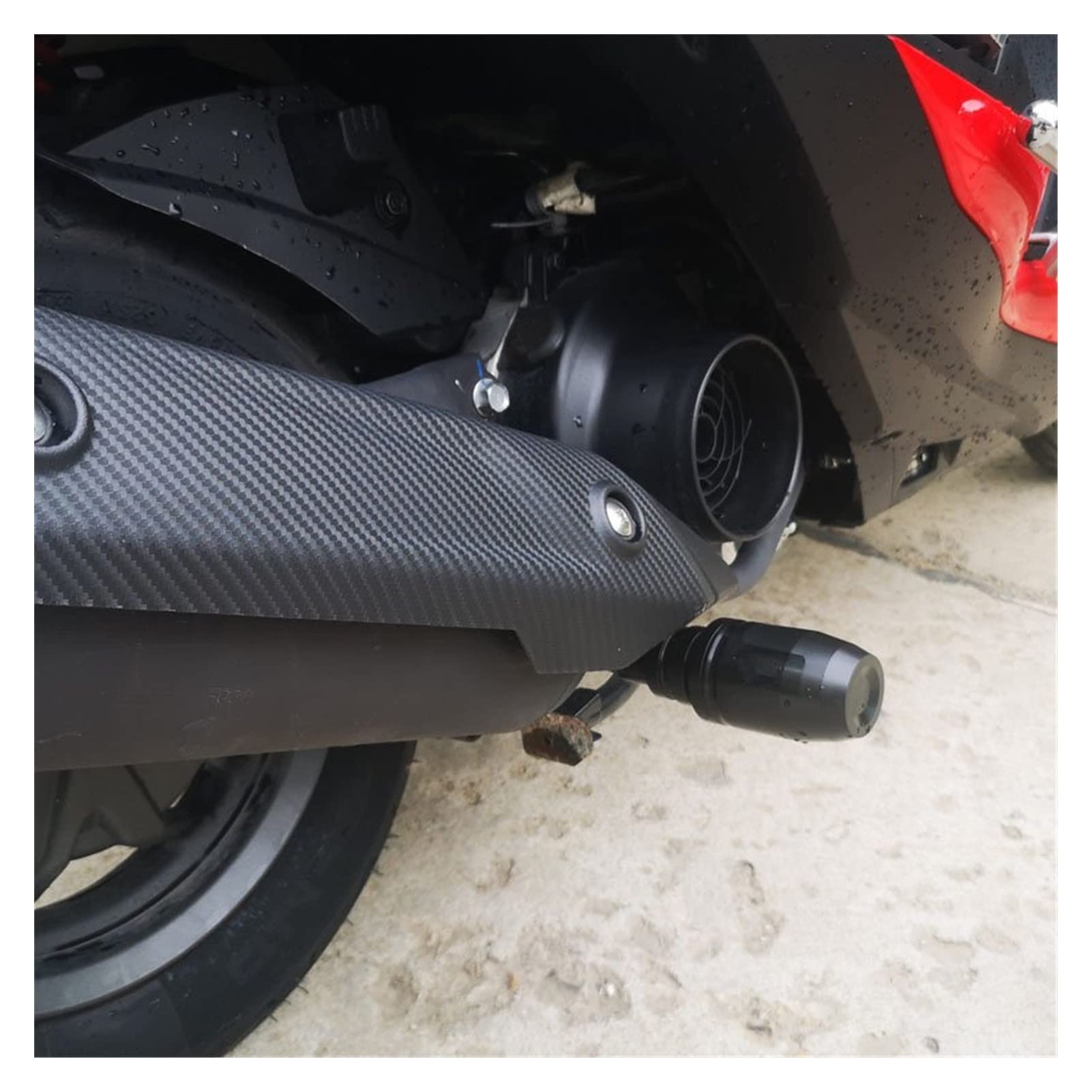 NOLLAM – Patins De Protection Cadre Moto En Aluminium Pour Honda Forza 125 à 750 – Paire (gris, Installation Sans Modification)