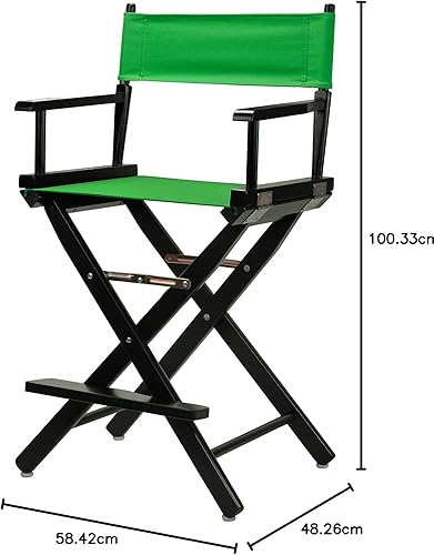 Miniatura 323 de Casual Home - Silla de director de 30 in, marco blanco, con lona color blanco, altura de barra