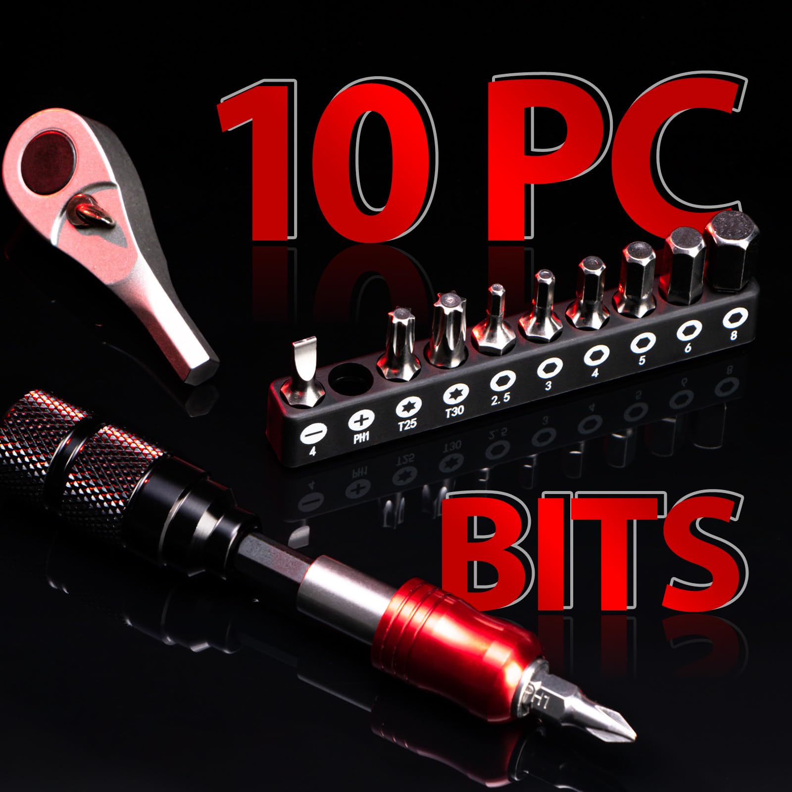 EMERK Bike Repair Kit - Tools & Mini Pump -3
