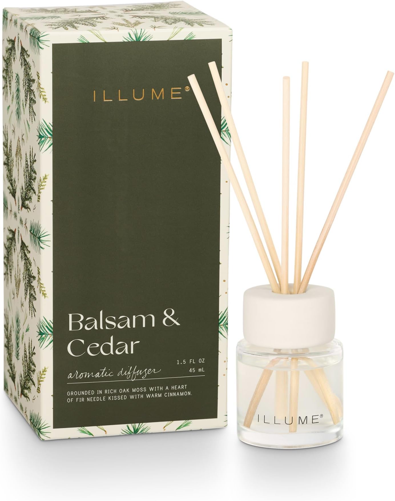 IllumeSmall Aromatic Diffuser, Balsam & Cedar