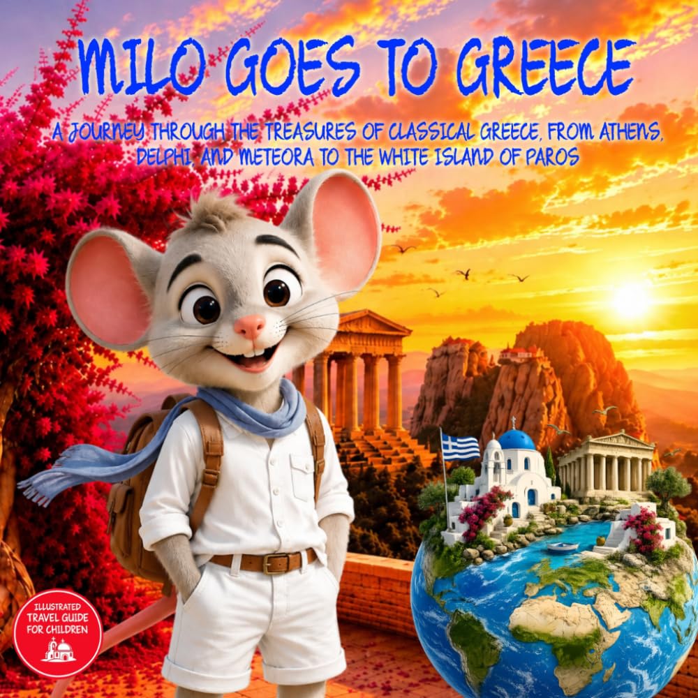 Milo goes to Greece: A Journey Through The Treasures Of Classical Greece, From Athens, Delphi, And Meteora To The White Island Of Paros. Illustrated ... for kids ages 2-9 (Milo's Explorers Club)