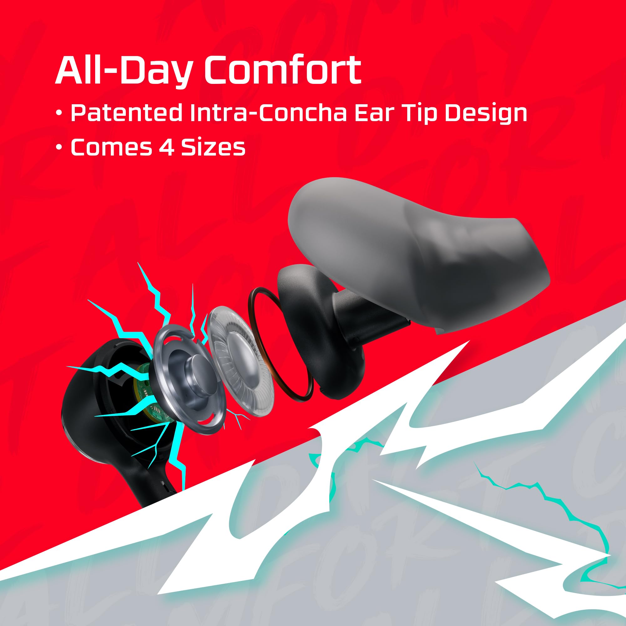 HyperX Cloud Earbuds III, Auricolari Cablate, Nero | Cuffie Gaming con microfono, gommini da XS a L, controlli, multipiattaforma
