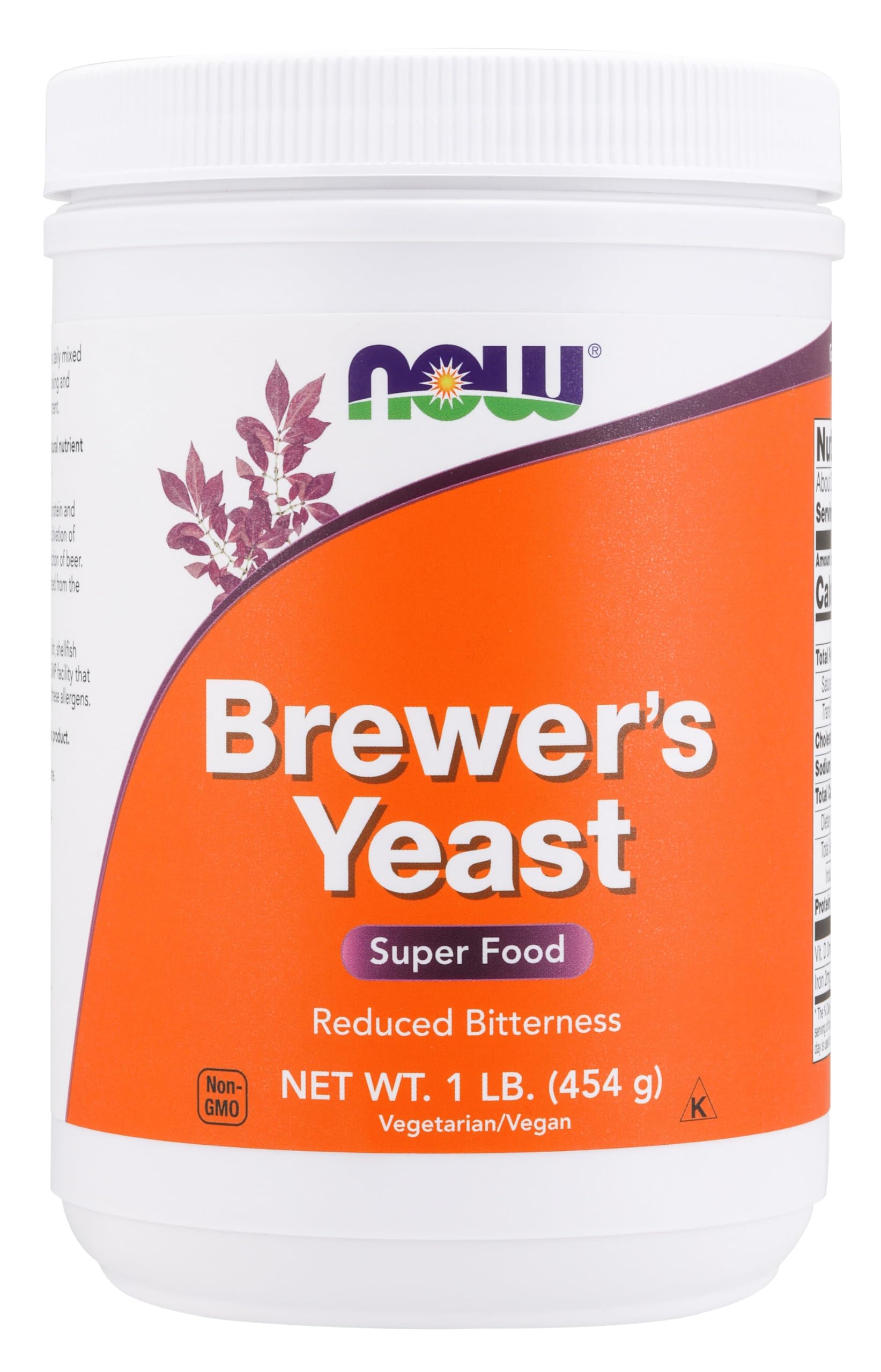 Now Foods Brewers Yeast Powder 1 Lb