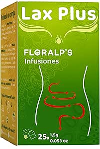 Lax Plus de Floralp's - Infusión Natural con Cassia Angustifolia - 25 Sobres